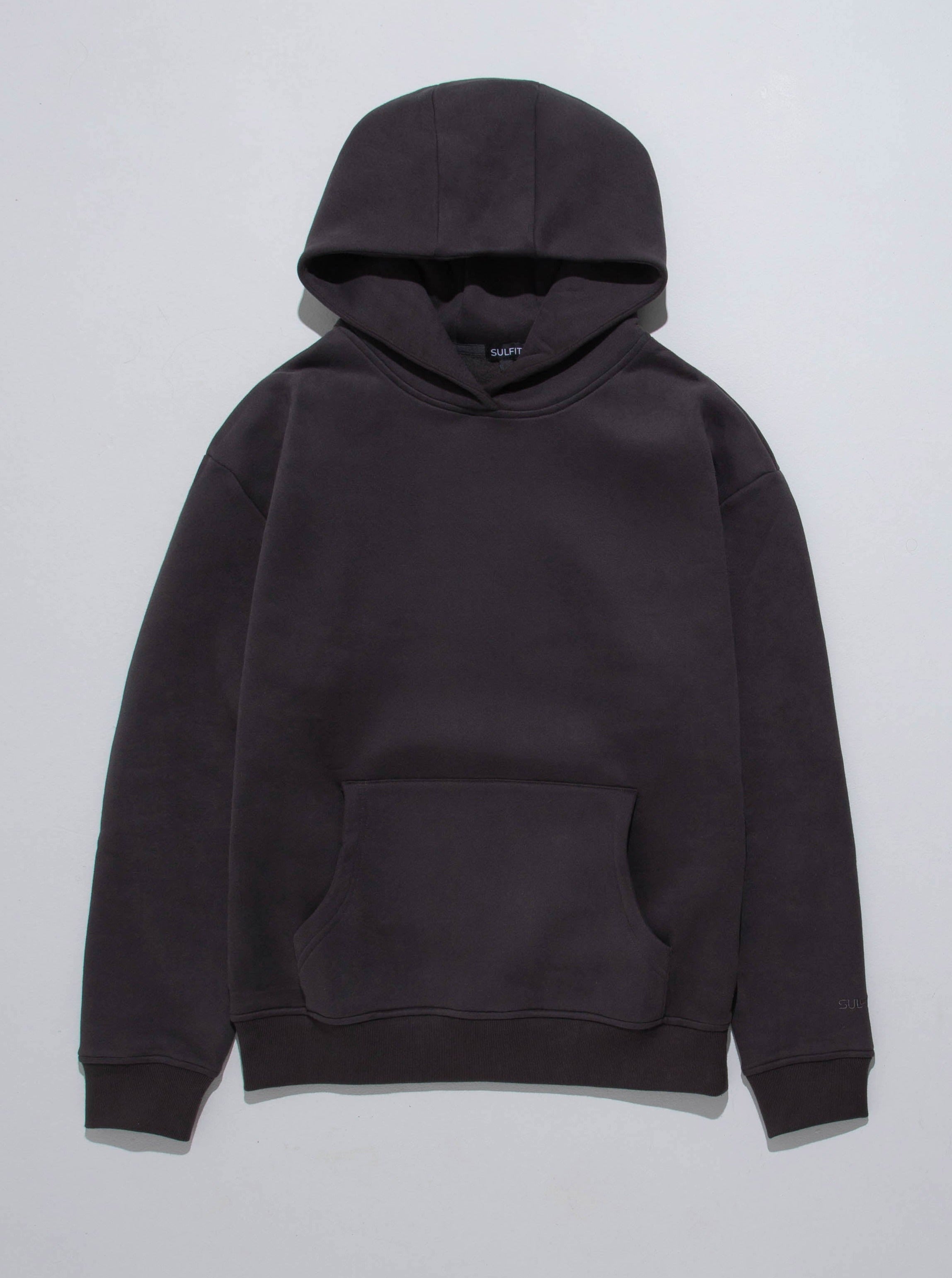 Premium Relaxed Hoodie In Dark Grey
