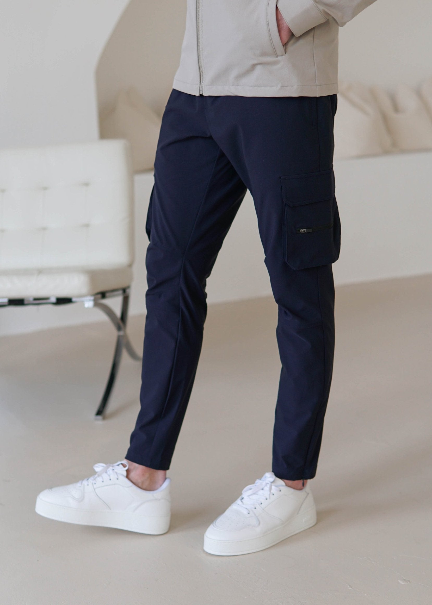 Tech Stretch Cargo Pant In Navy