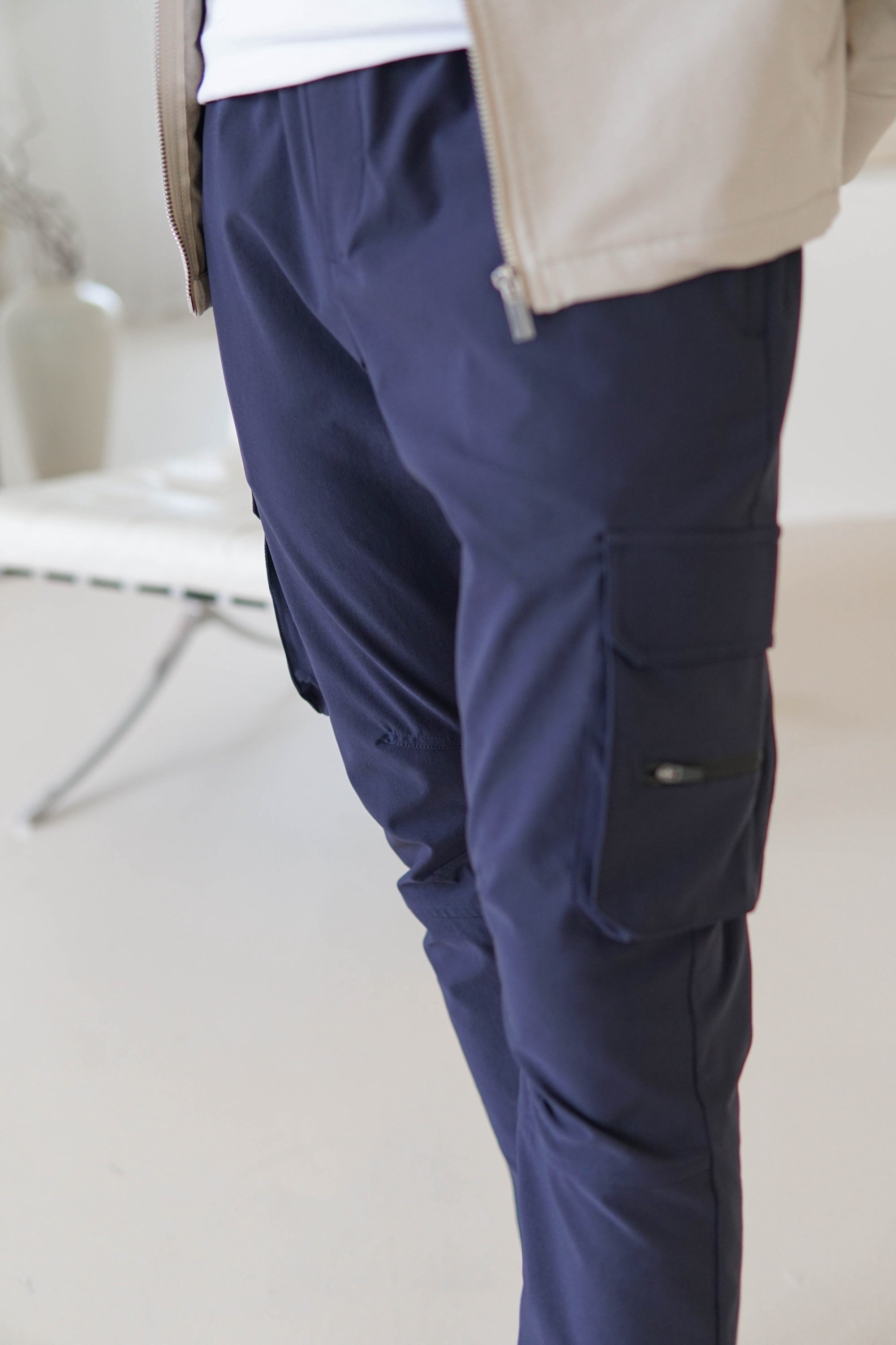 Tech Stretch Cargo Pant In Navy