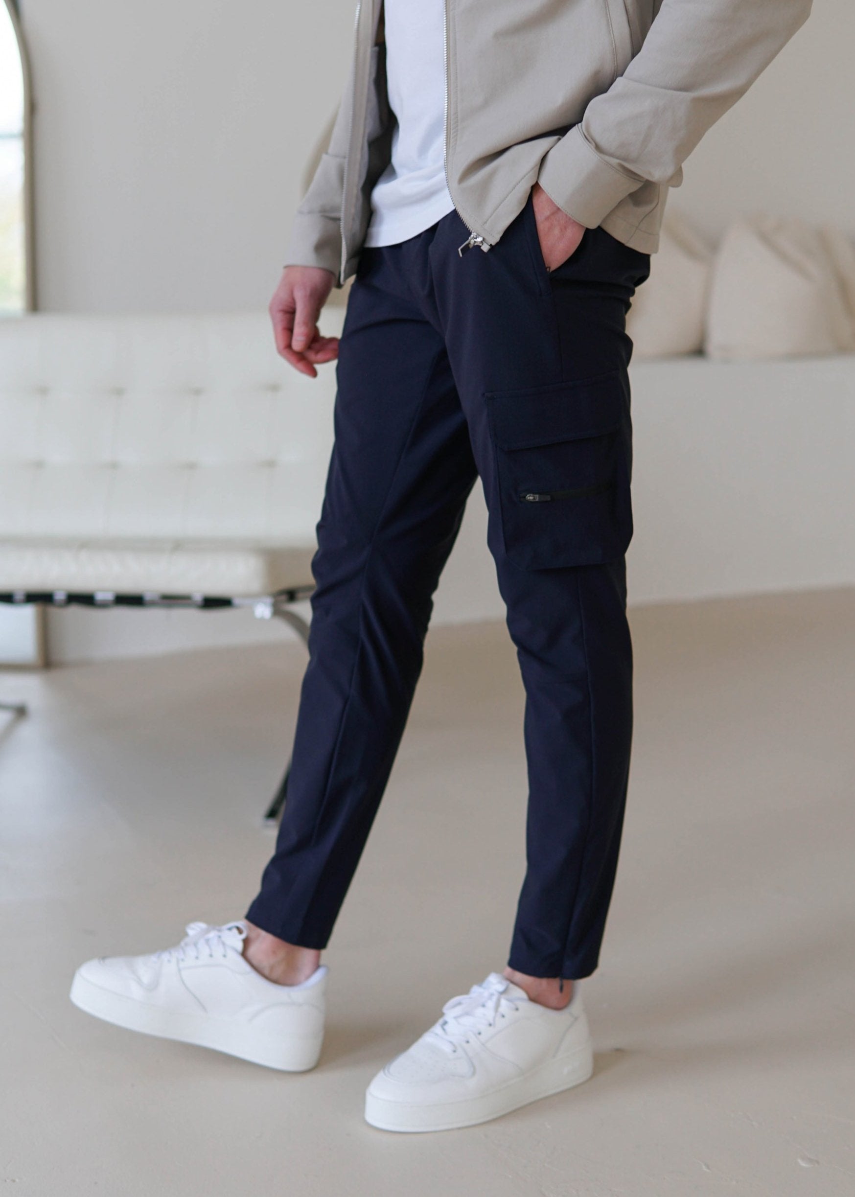 Tech Stretch Cargo Pant In Navy