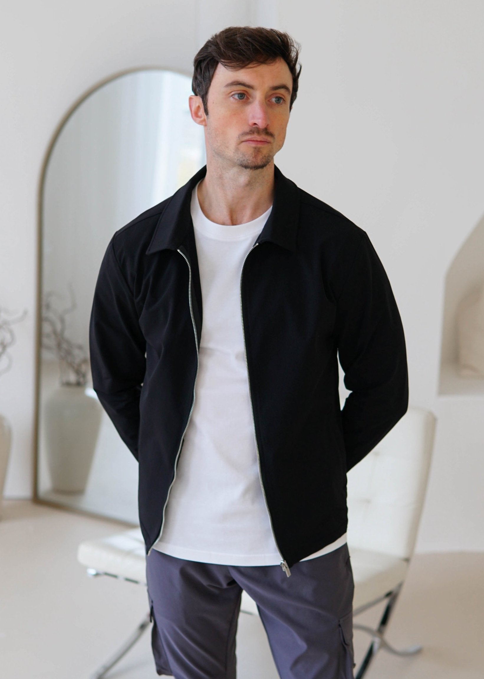 Smart Stretch Jacket In Black