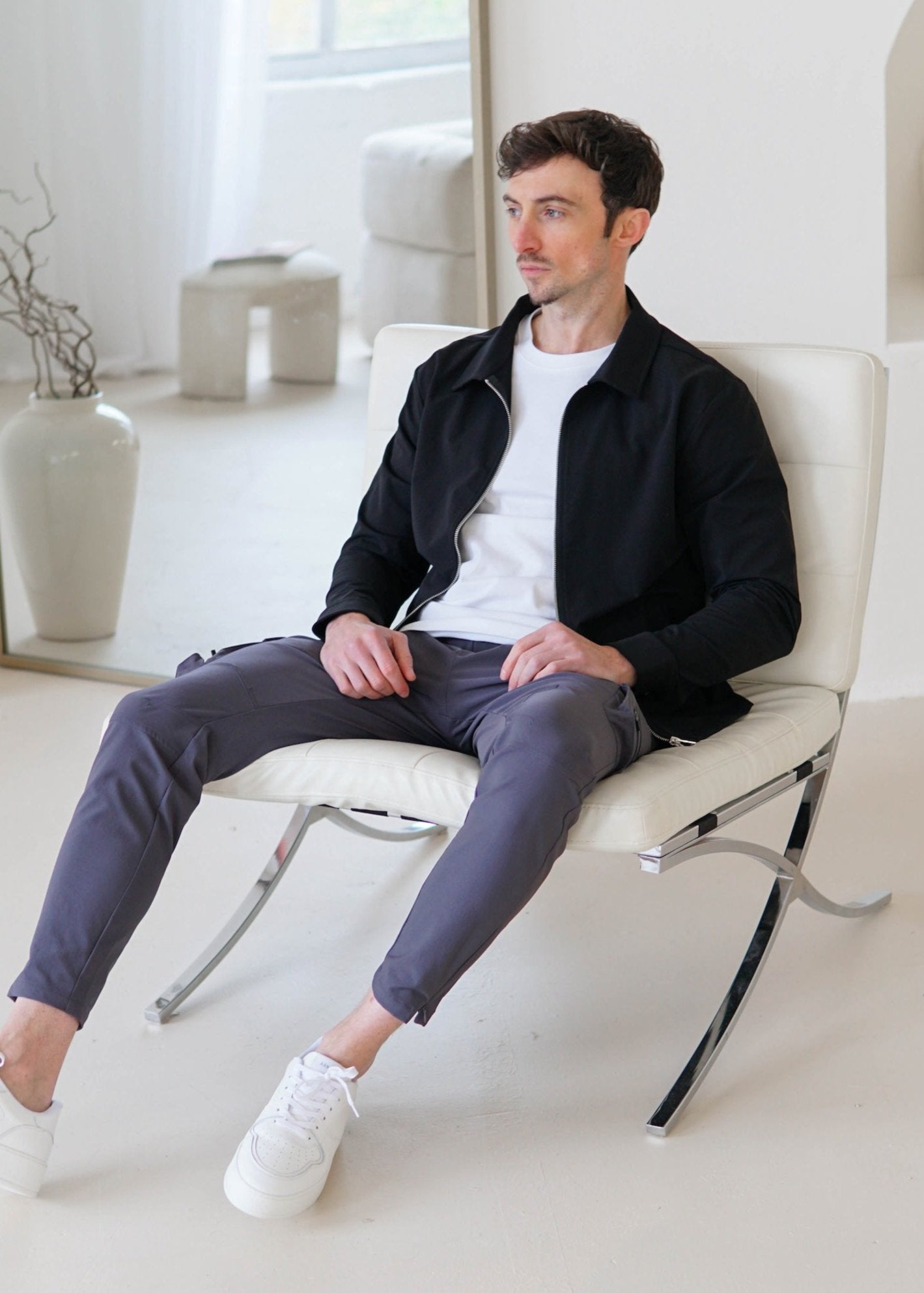 Smart Stretch Jacket In Black