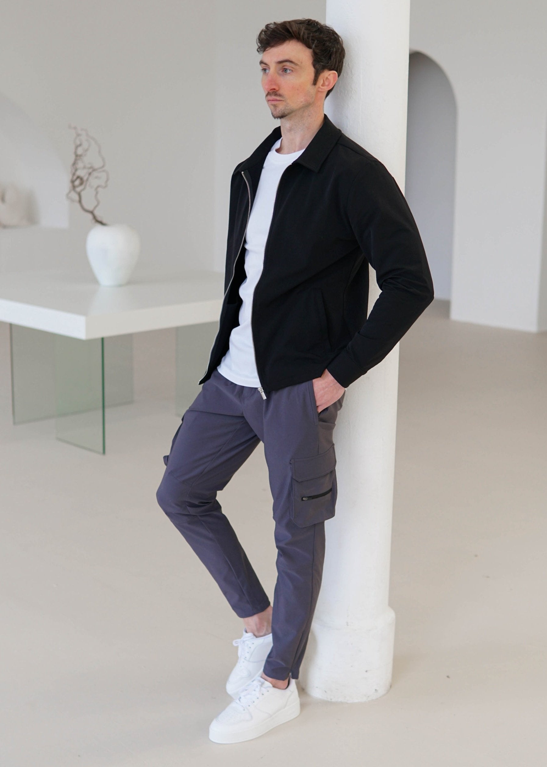 Smart Stretch Jacket In Black