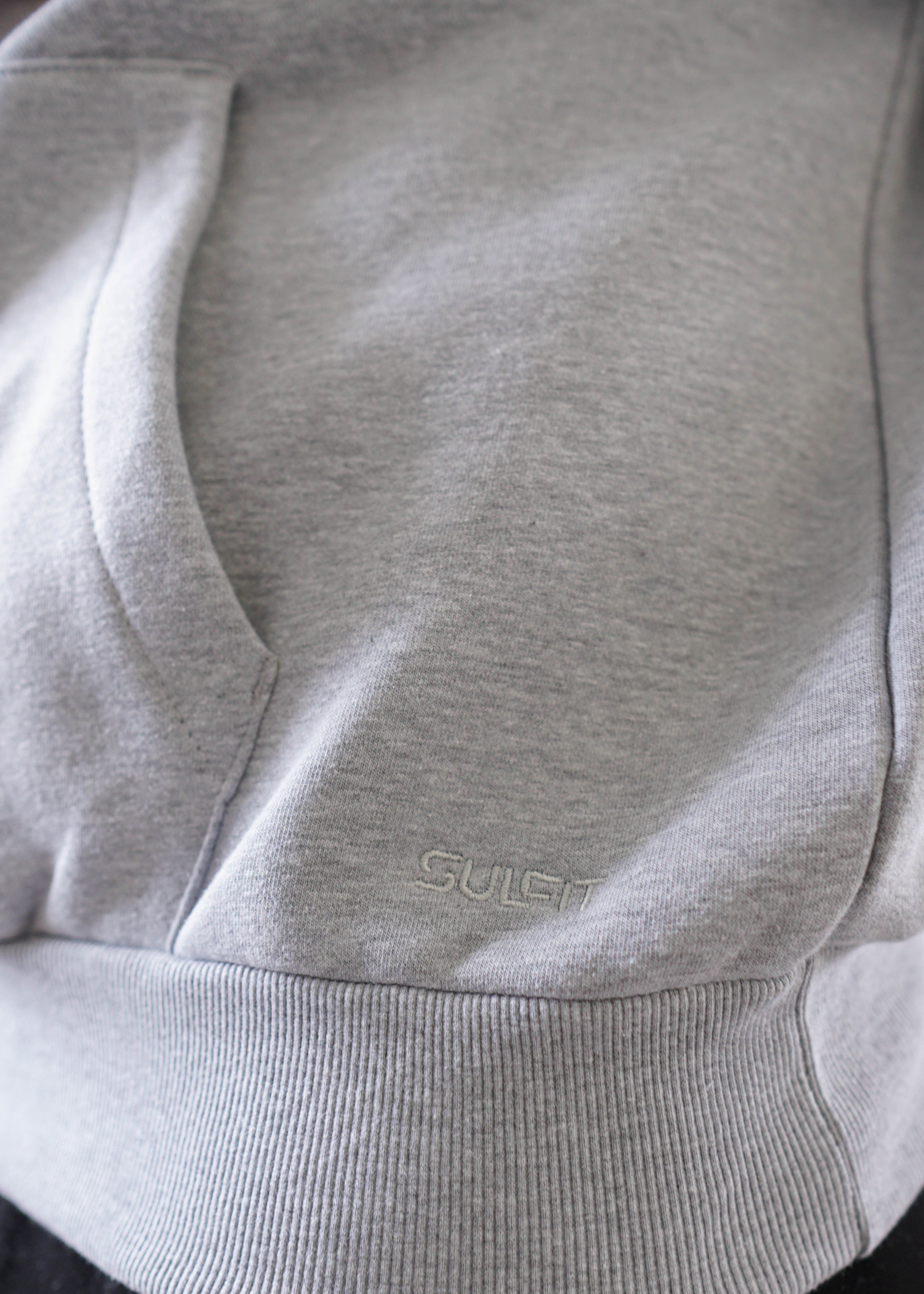 Premium Relaxed Hoodie In Heather Grey