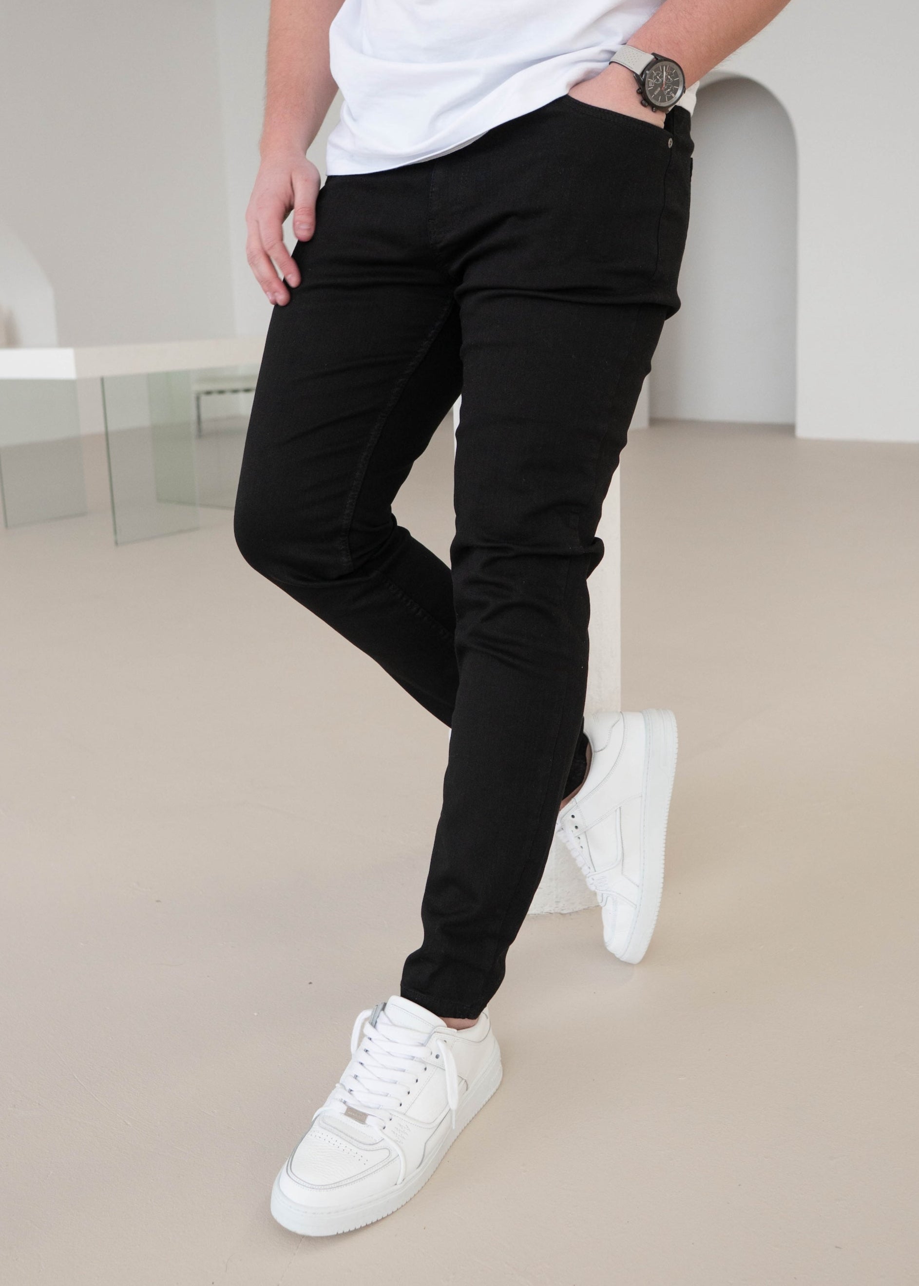 Slim Comfort Jeans In Jet Black – Sulfit Clothing