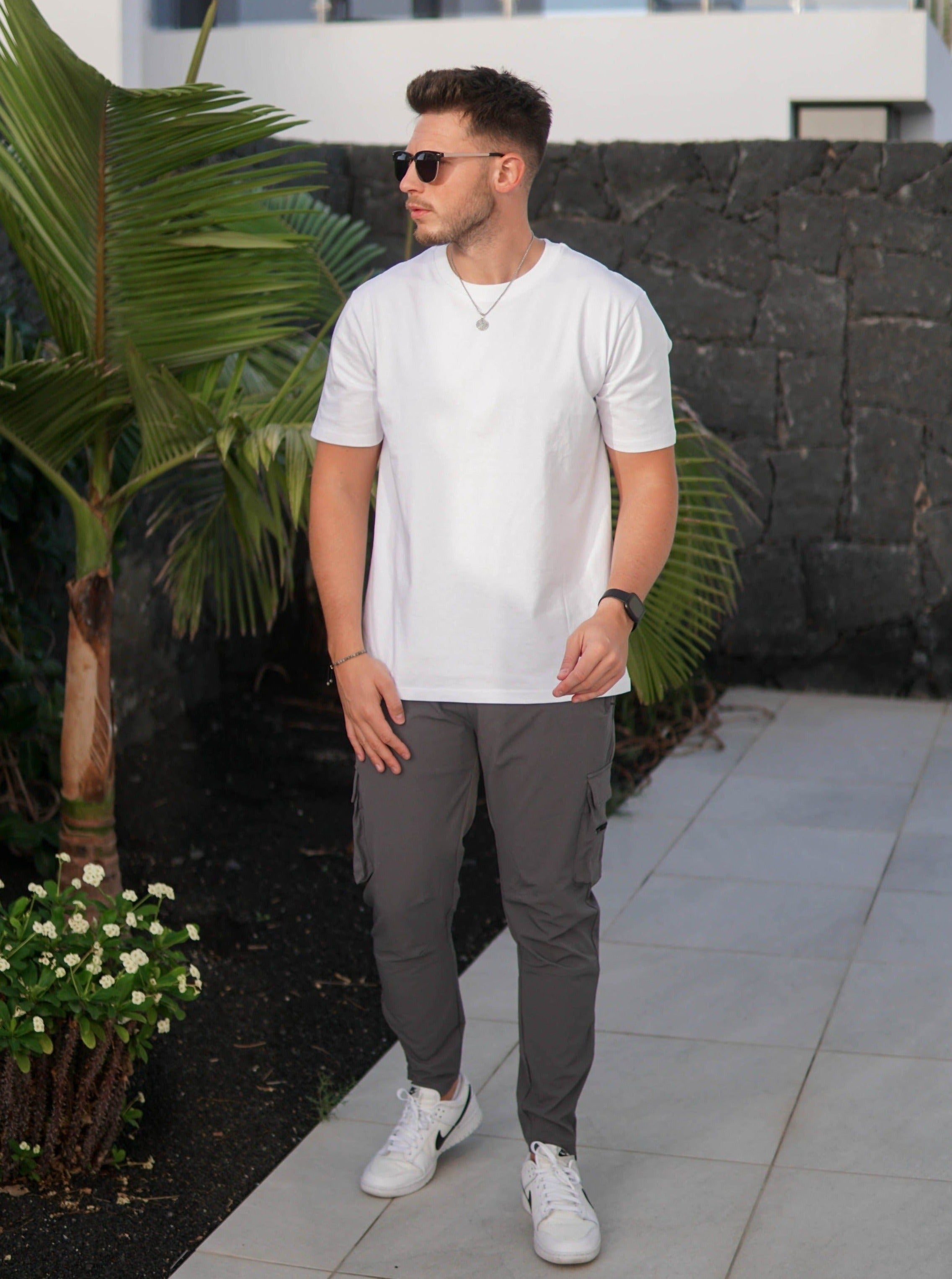 Premium T-Shirt In Ice White