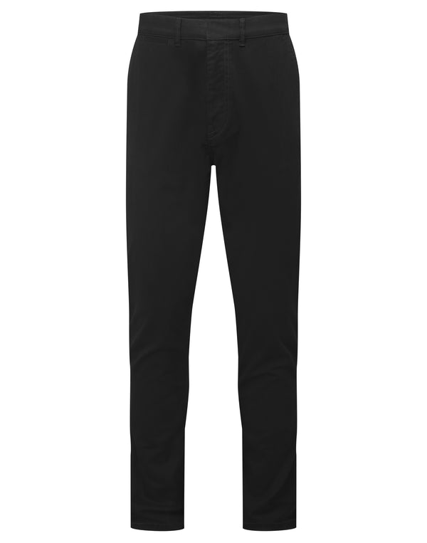 Slim Comfort Chinos In Black