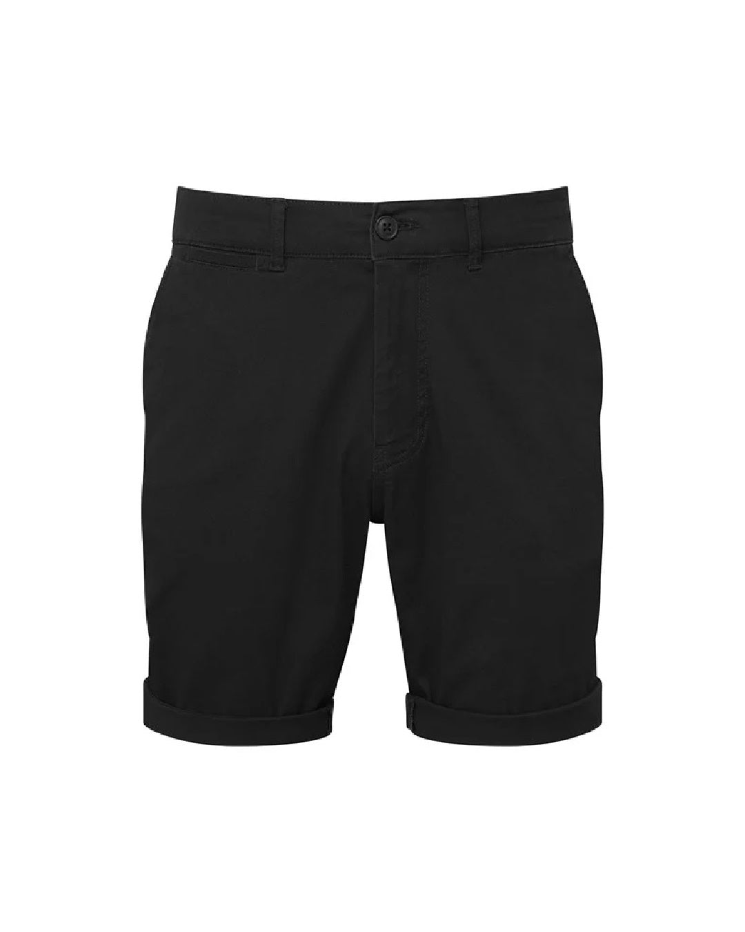 Slim Comfort Chino Shorts In Black