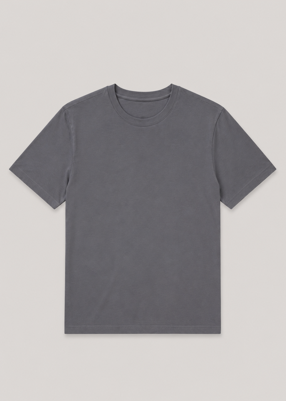 Premium T-Shirt In Dark Grey
