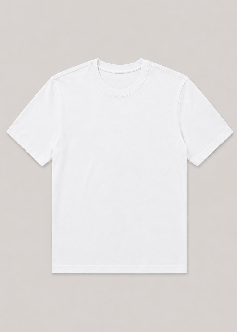 Premium T-Shirt In Ice White