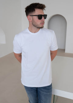 Premium T-Shirt In Ice White