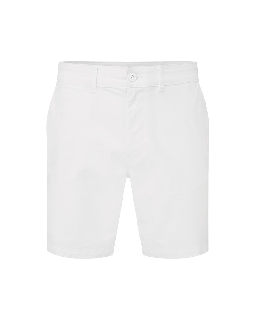 Slim Comfort Chino Shorts In White
