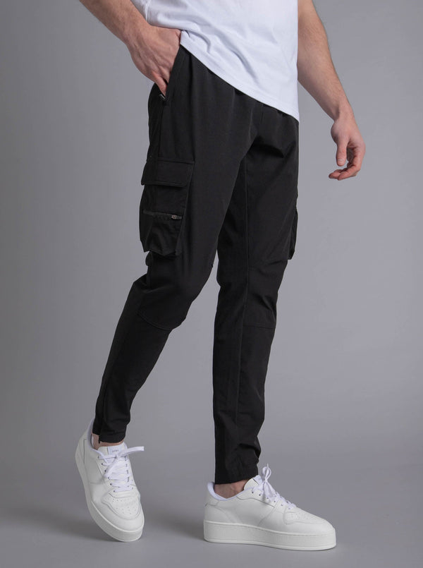Aura Slim Fit Joggers In Heather Grey/White