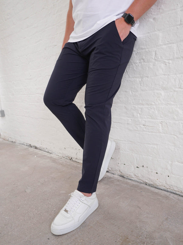 Smart Stretch Trouser In Navy Blue