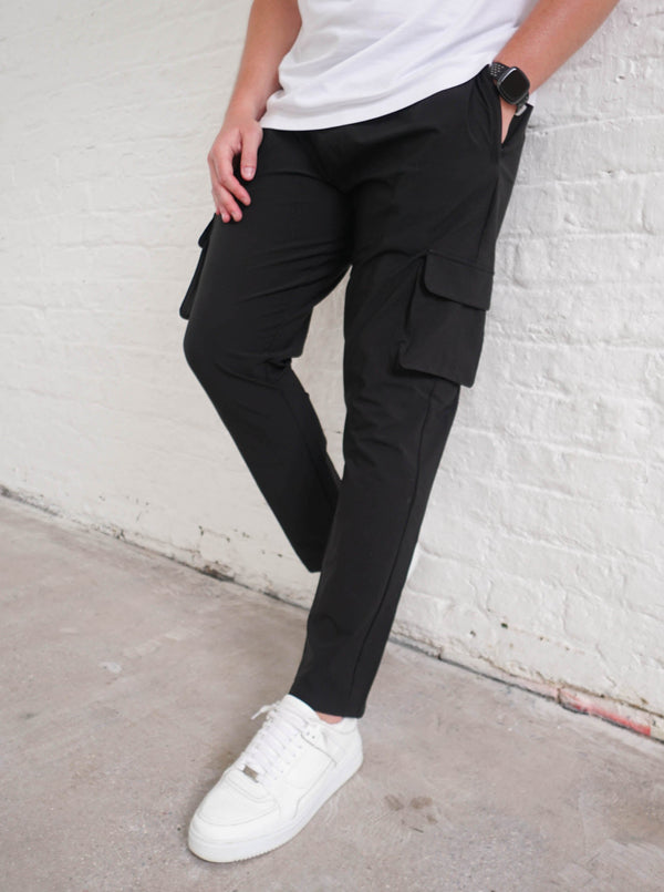 Premium Cargo Pant In Black