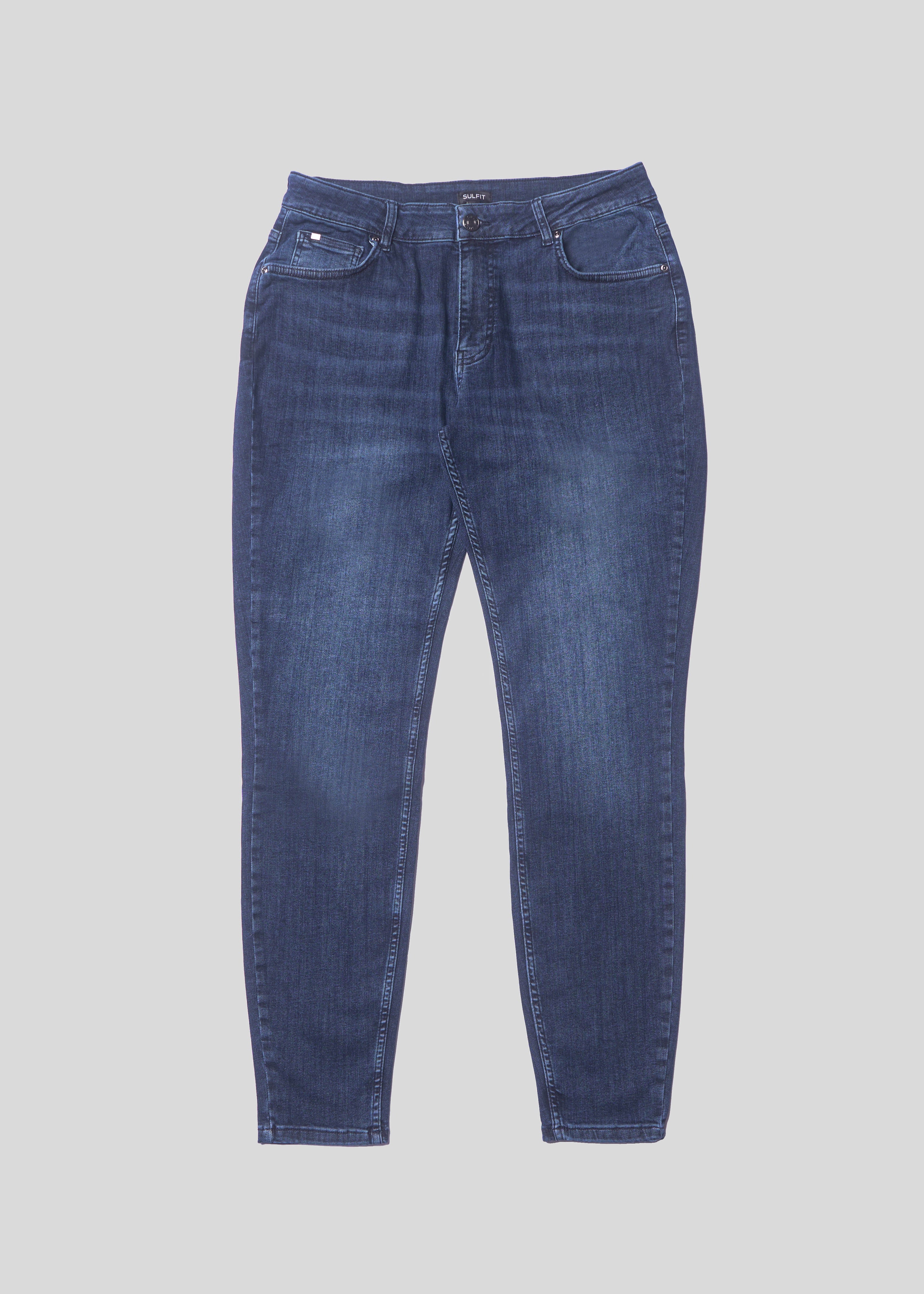 Slim Comfort Jeans In Dark Blue