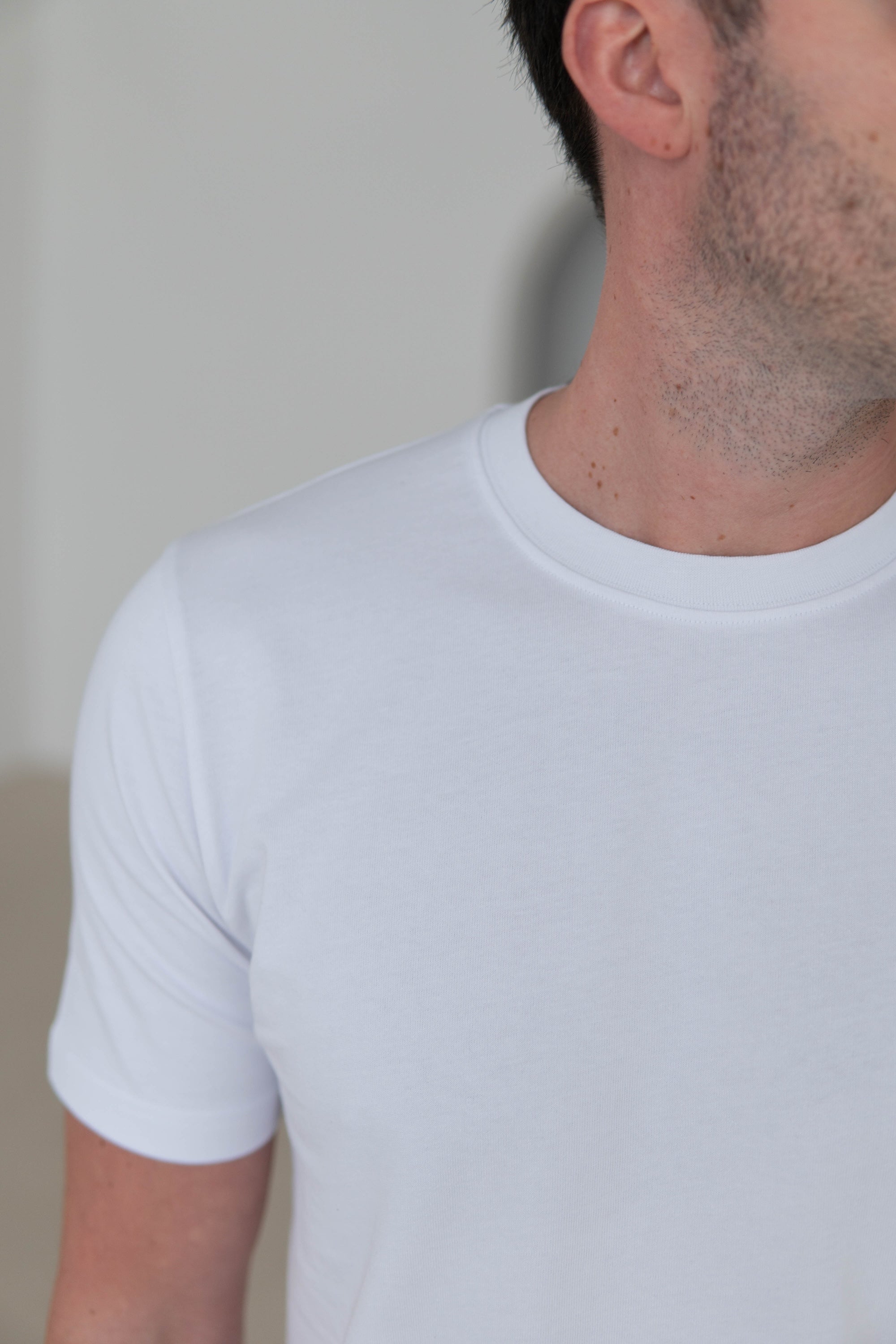 Premium T-Shirt In Ice White