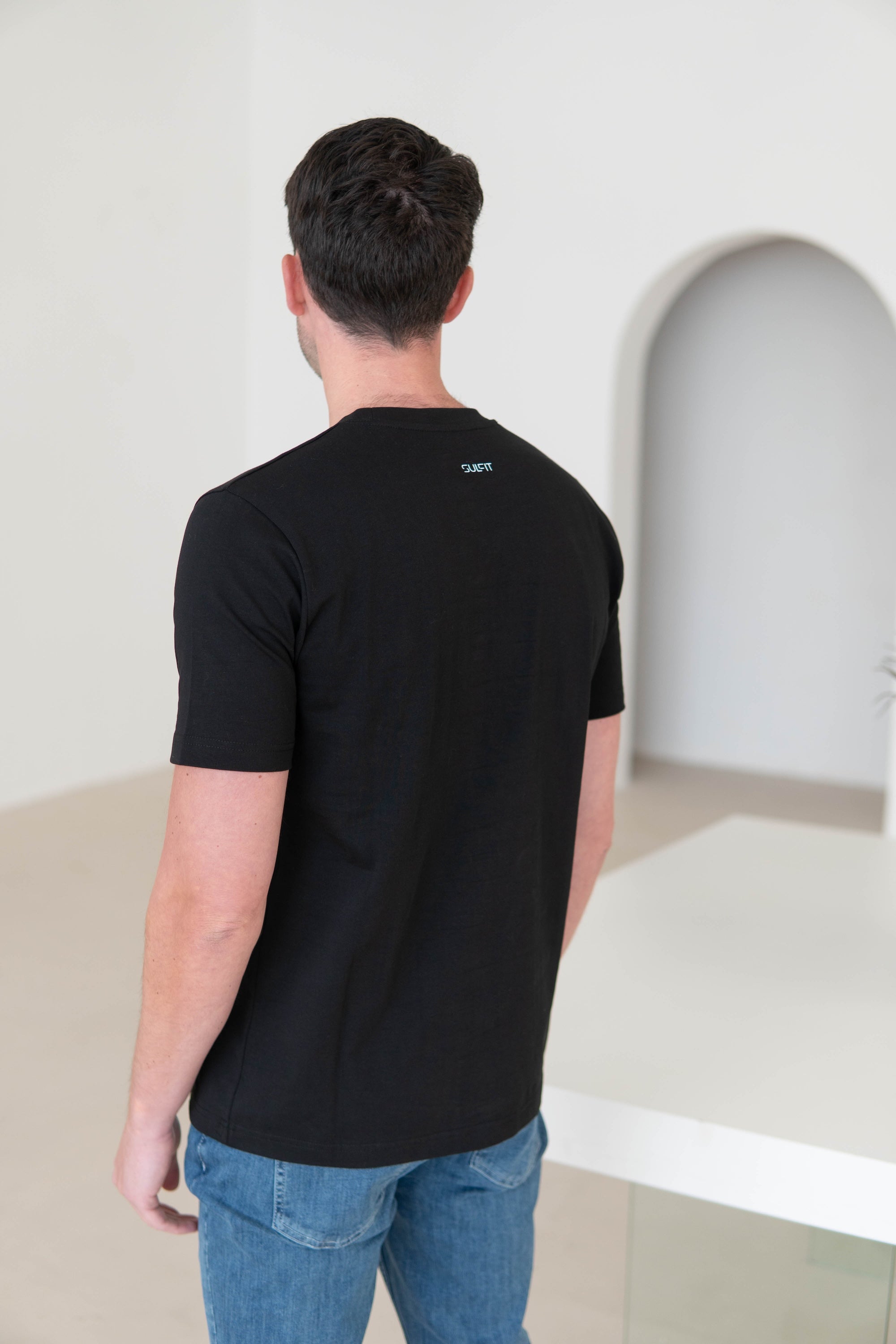 Premium T-Shirt In Jet Black