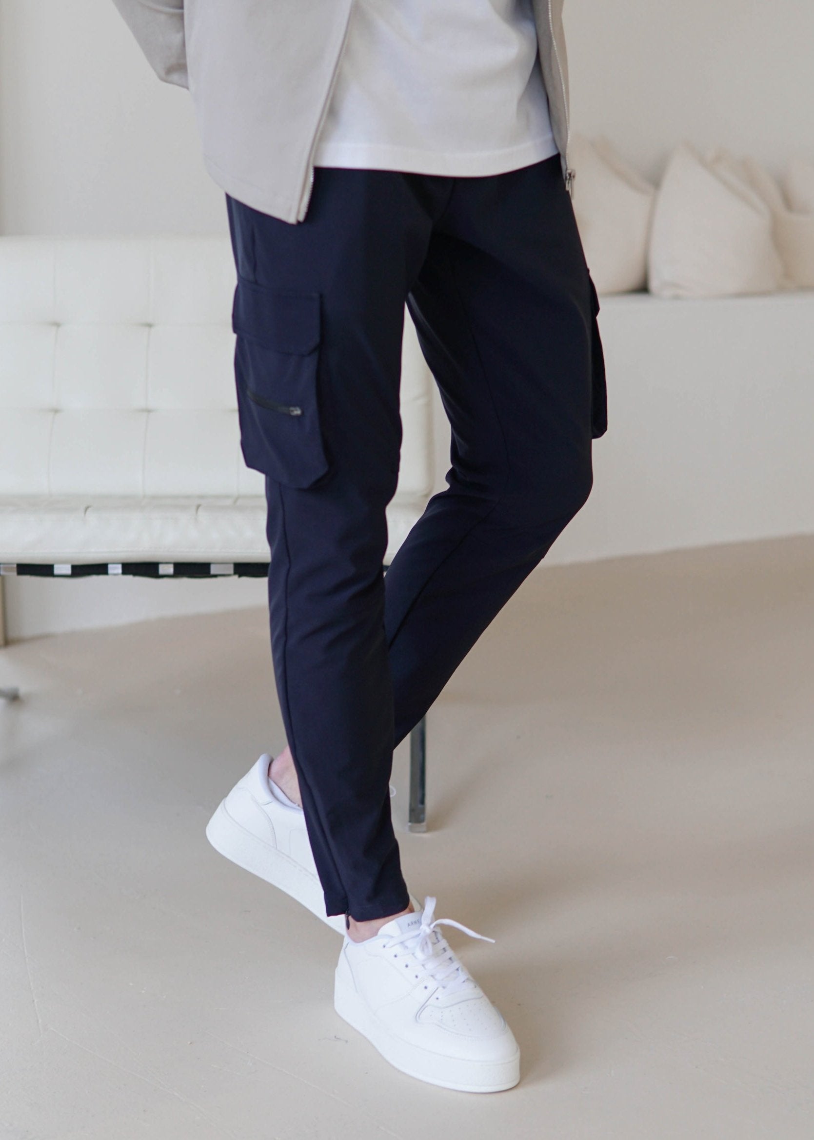 Tech Stretch Cargo Pant In Navy