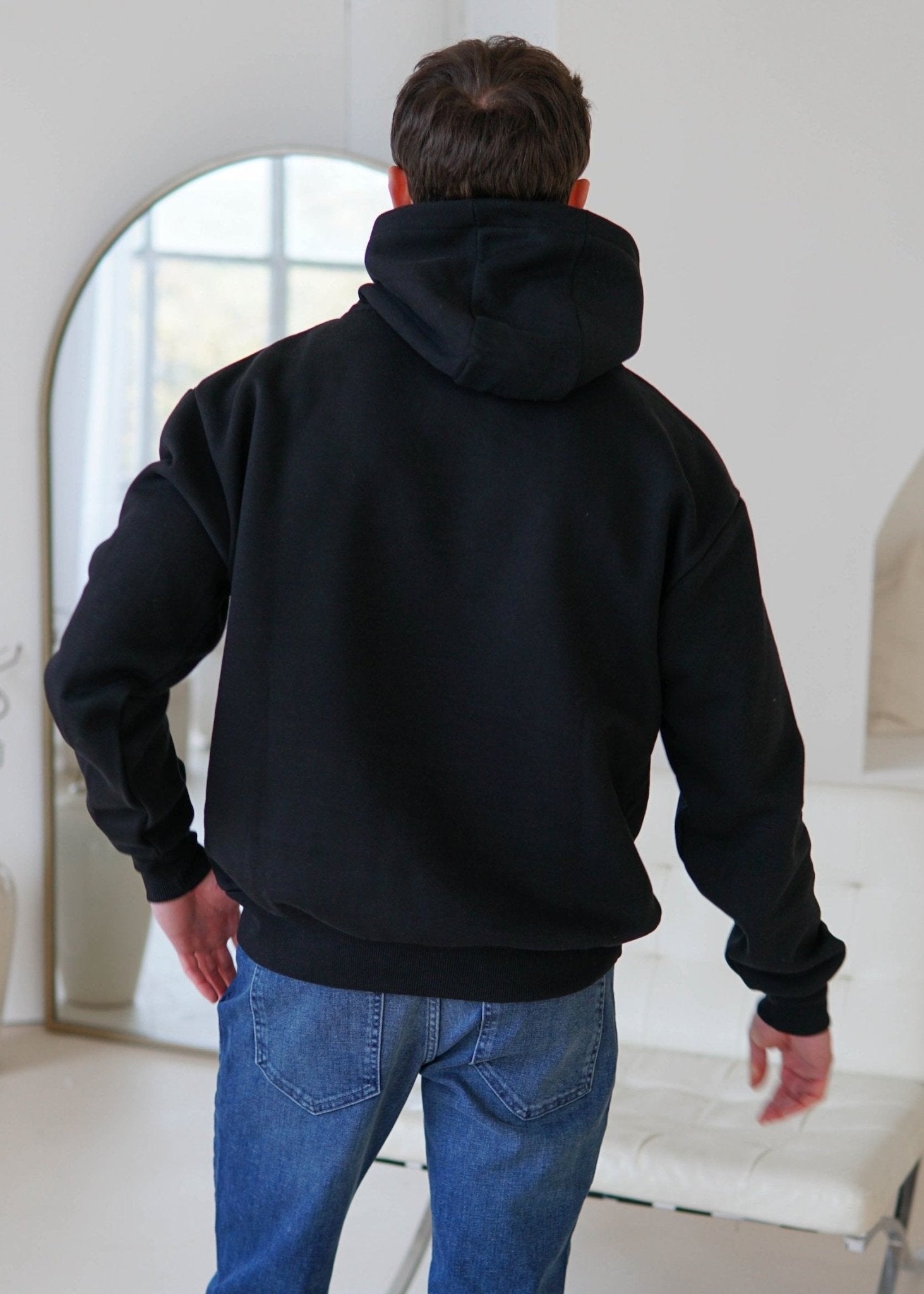 Premium Relaxed Hoodie In Black - Sulfit Clothing