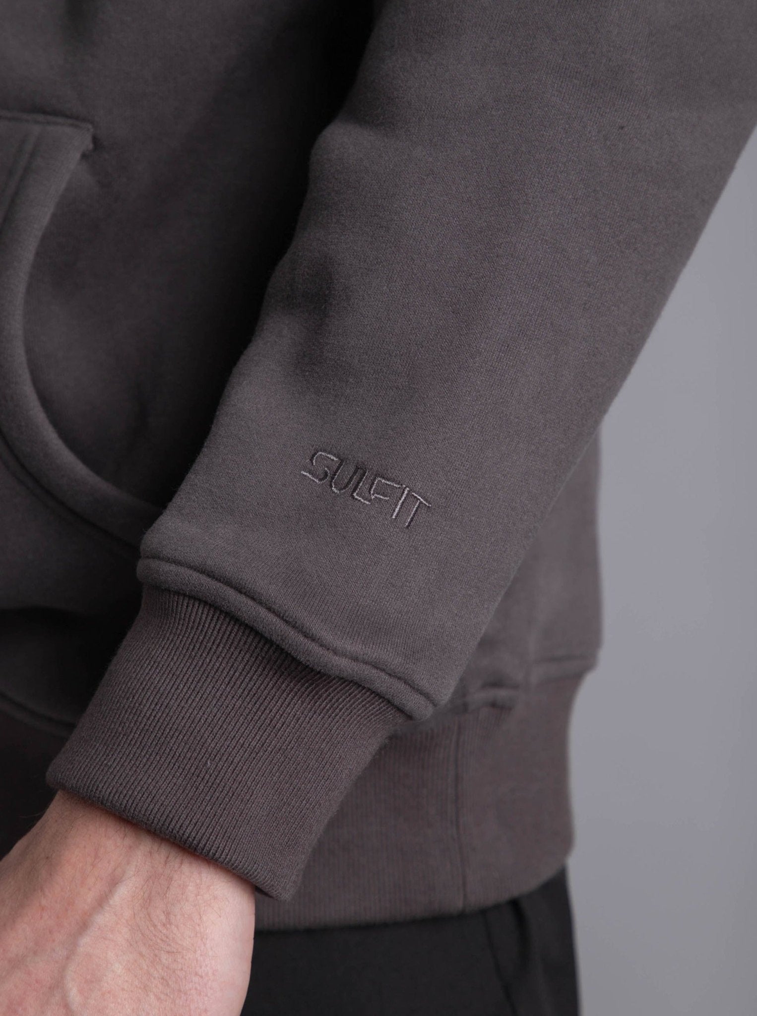 Premium Relaxed Hoodie In Dark Grey - Sulfit Clothing