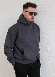 Premium Relaxed Hoodie In Dark Grey - Sulfit Clothing
