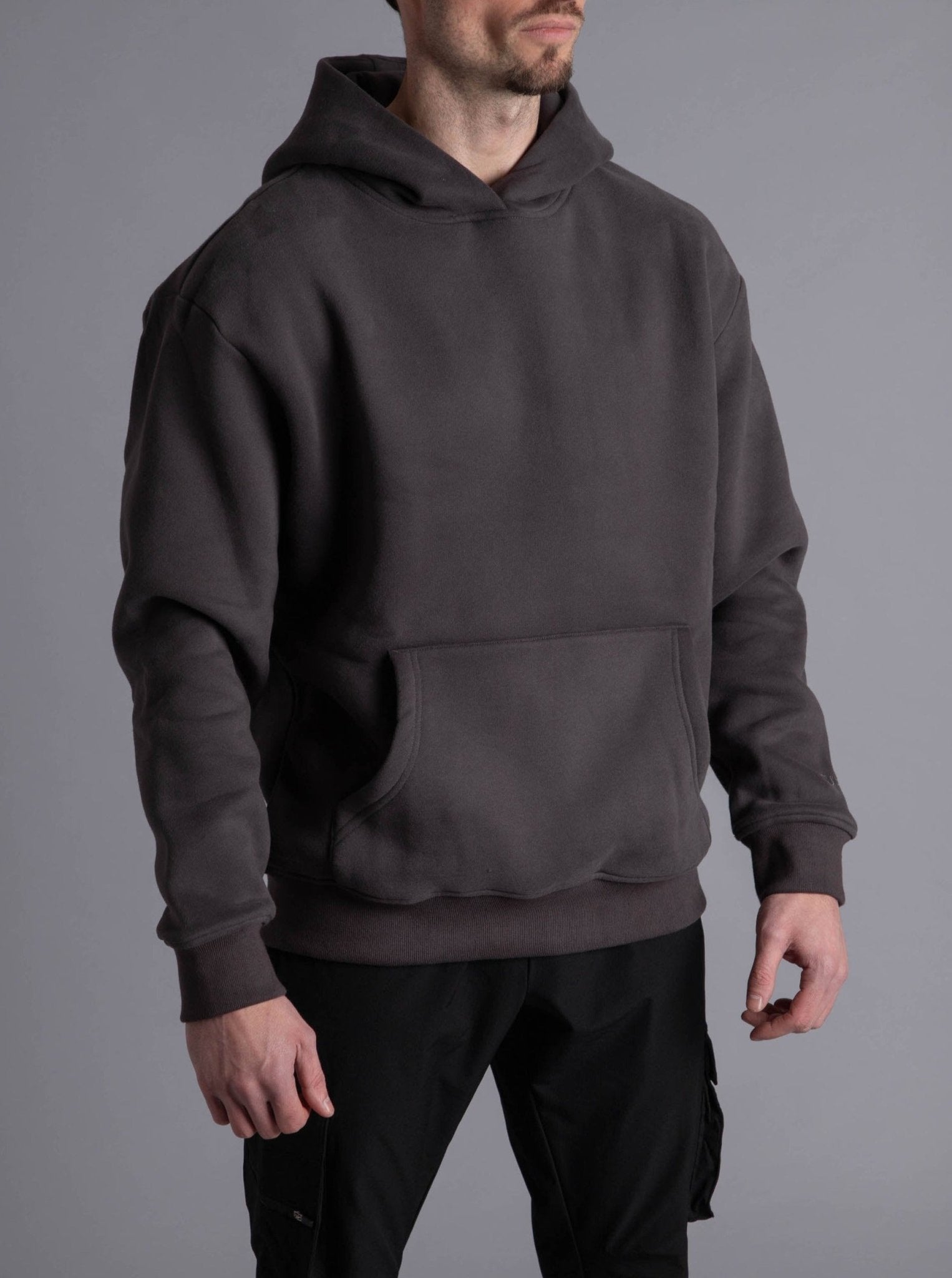 Premium Relaxed Hoodie In Dark Grey - Sulfit Clothing