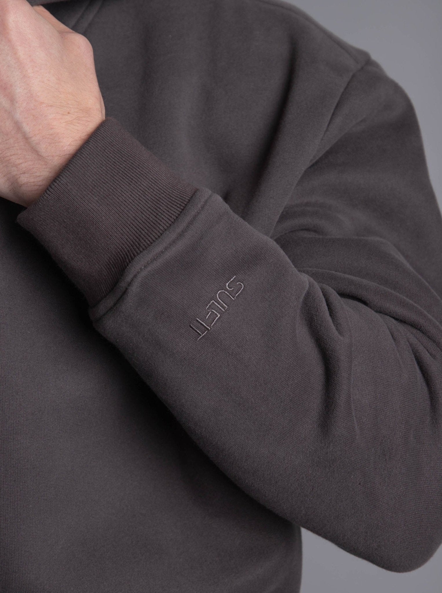 Premium Relaxed Hoodie In Dark Grey - Sulfit Clothing