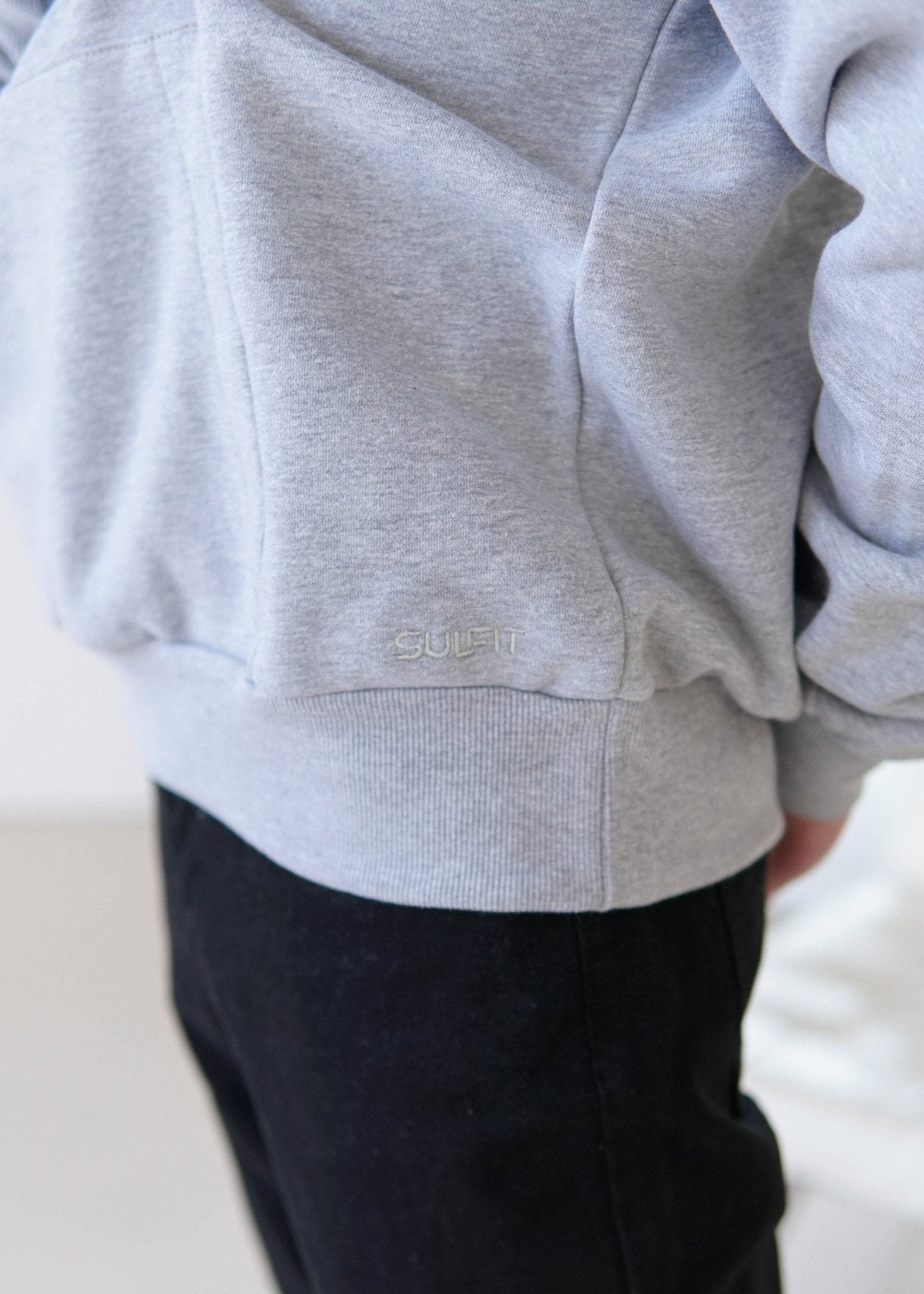 Premium Relaxed Hoodie In Heather Grey - Sulfit Clothing