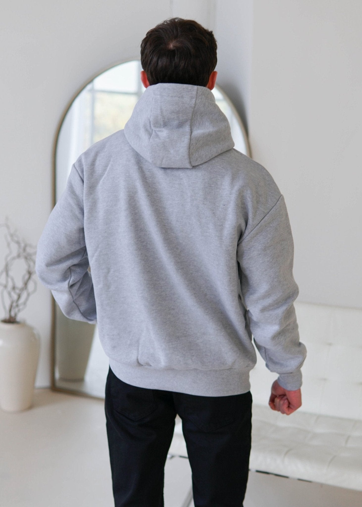 Premium Relaxed Hoodie In Heather Grey - Sulfit Clothing