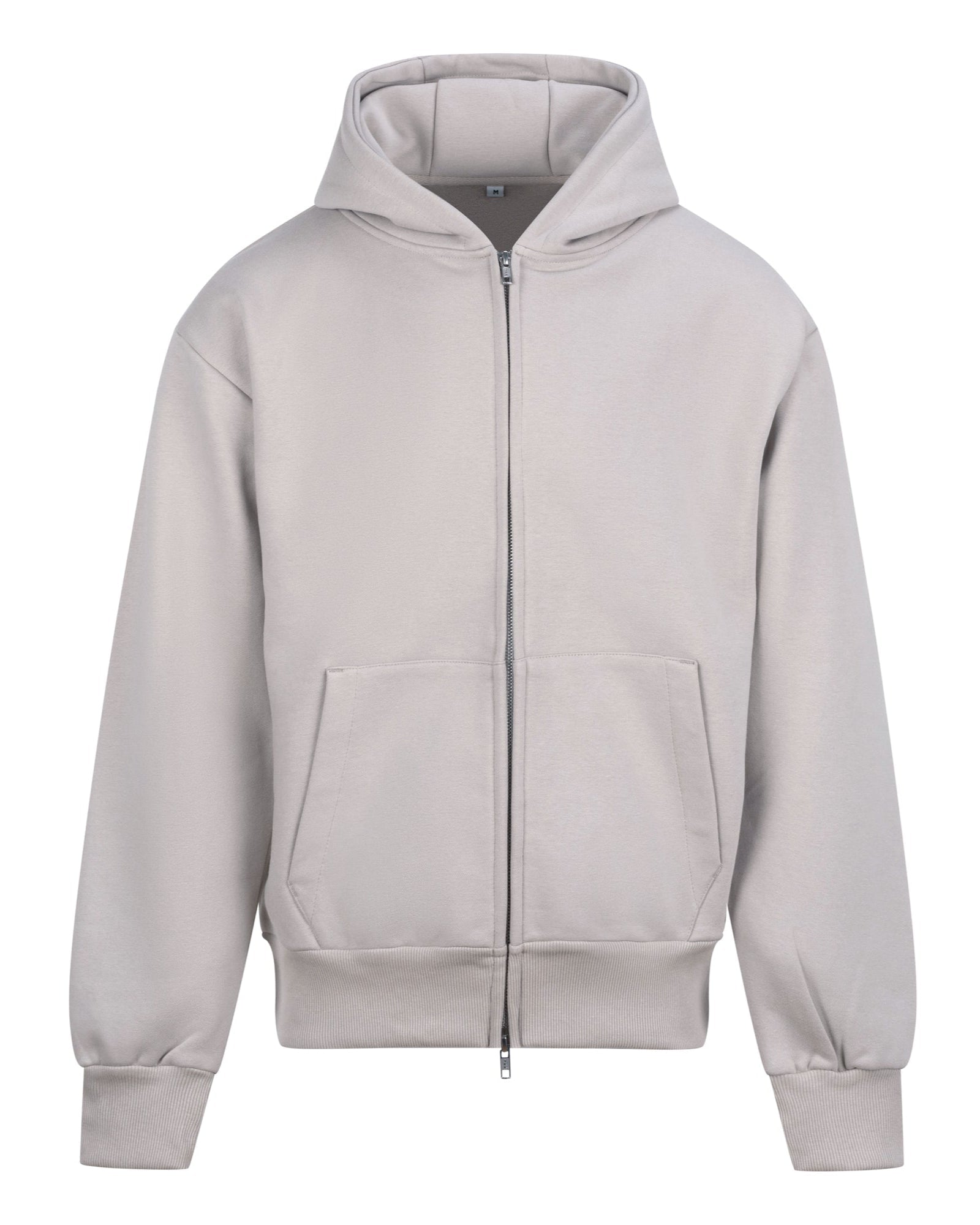 Premium Relaxed Zip Hoodie In Stone - Sulfit Clothing