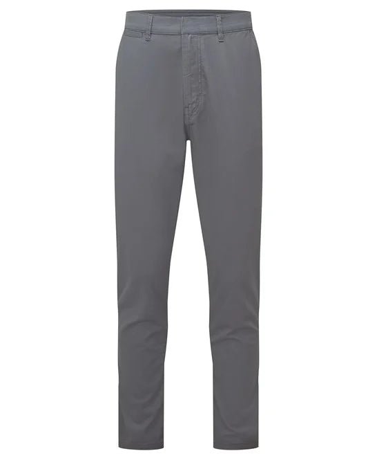 Slim Comfort Chinos In Charcoal - Sulfit Clothing