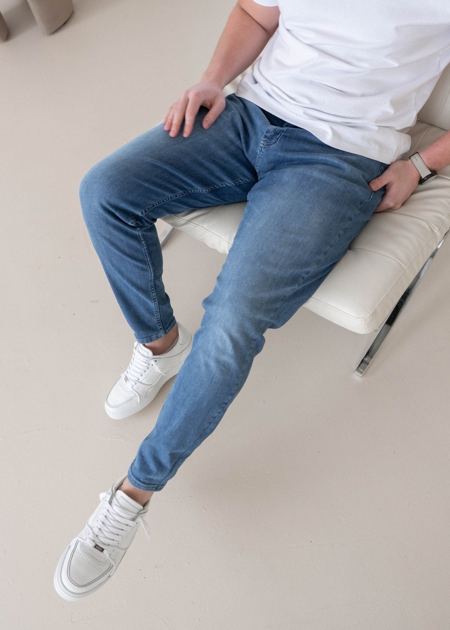 Slim Comfort Jeans In Light Blue - Sulfit Clothing