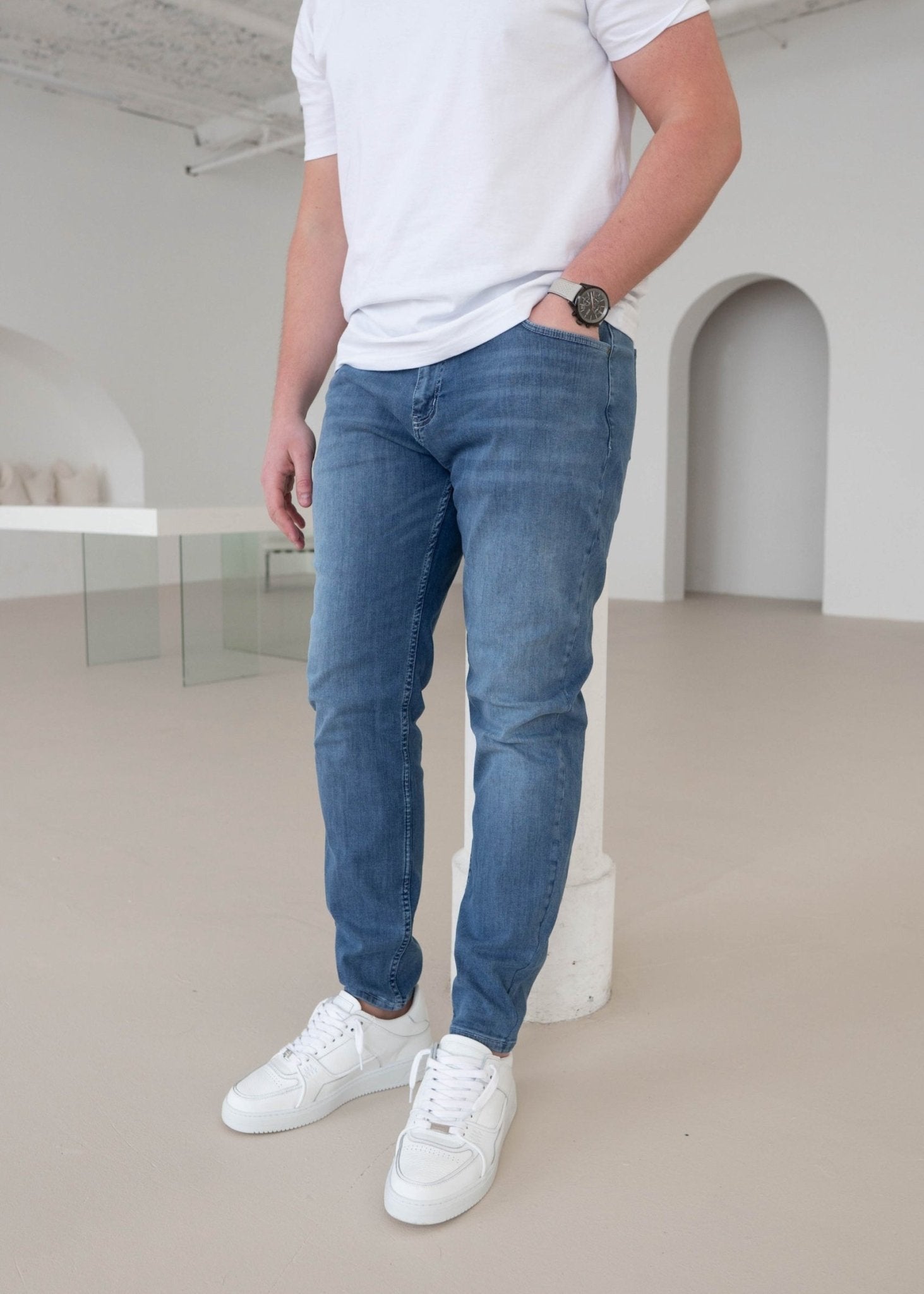 Slim Comfort Jeans In Light Blue - Sulfit Clothing
