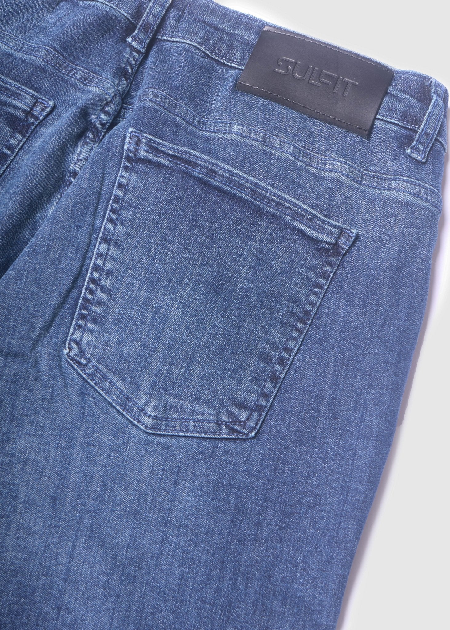 Slim Comfort Jeans In Mid Blue - Sulfit Clothing