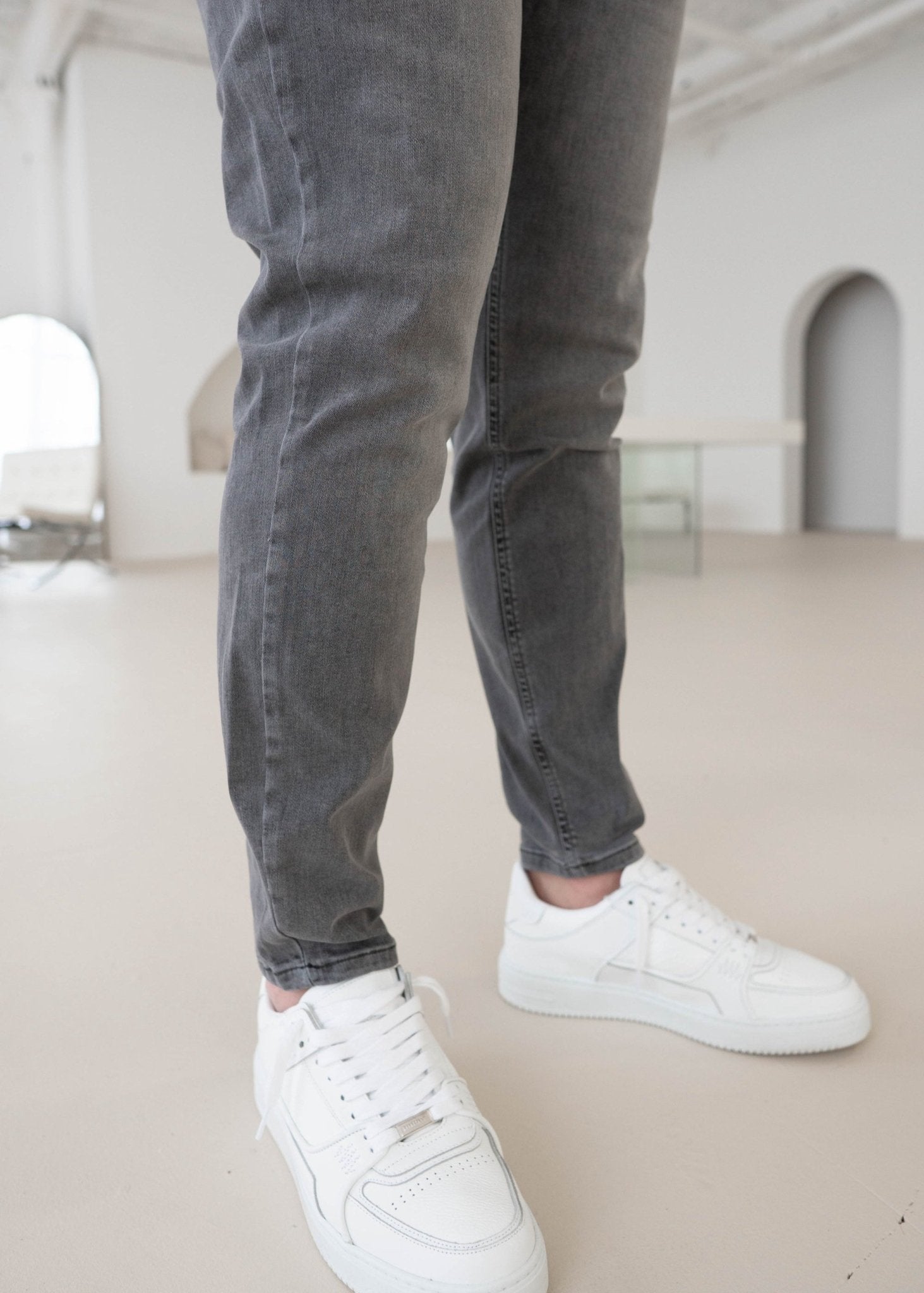 Slim Comfort Jeans In Mid Grey - Sulfit Clothing