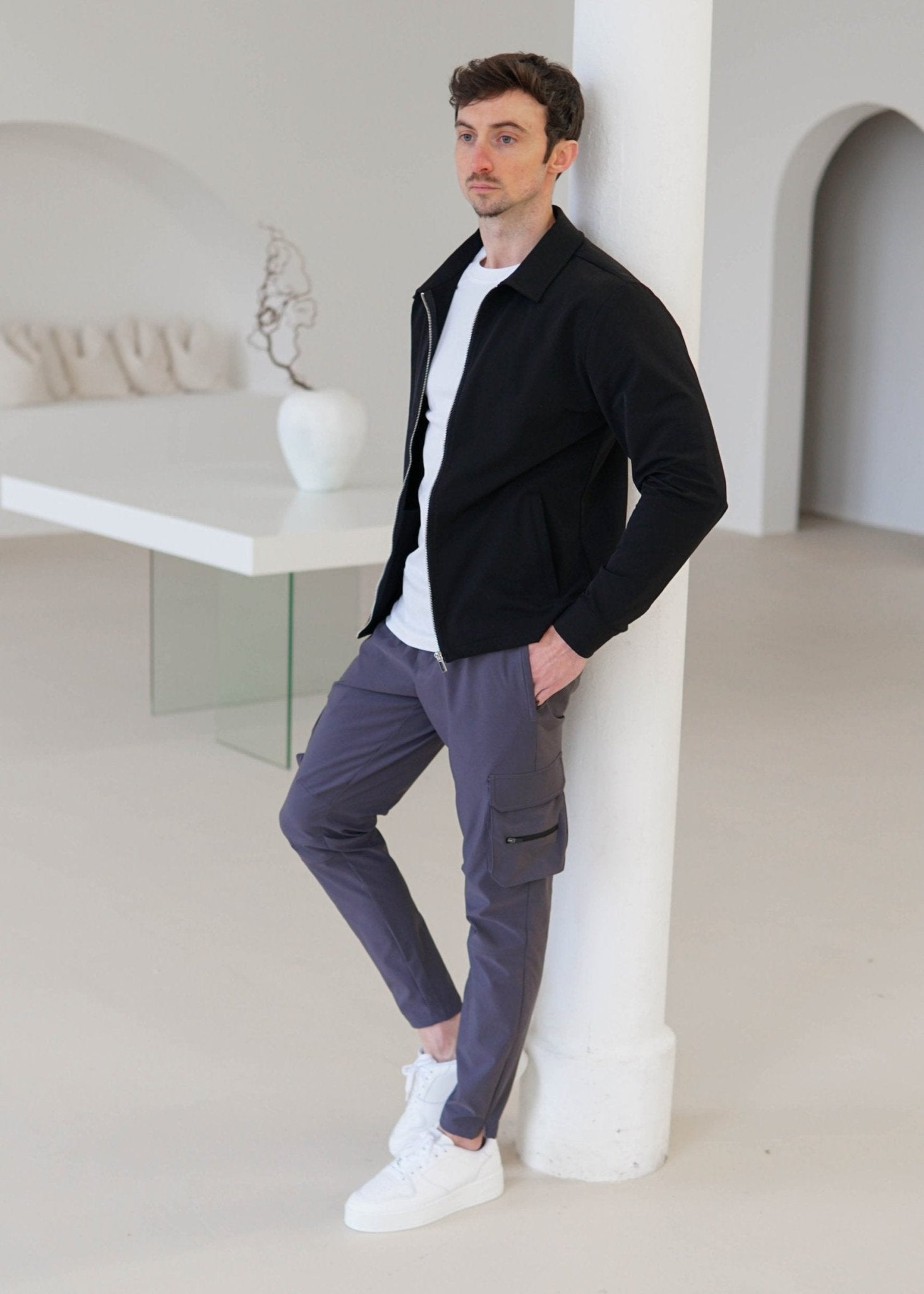 Smart Stretch Jacket In Black - Sulfit Clothing