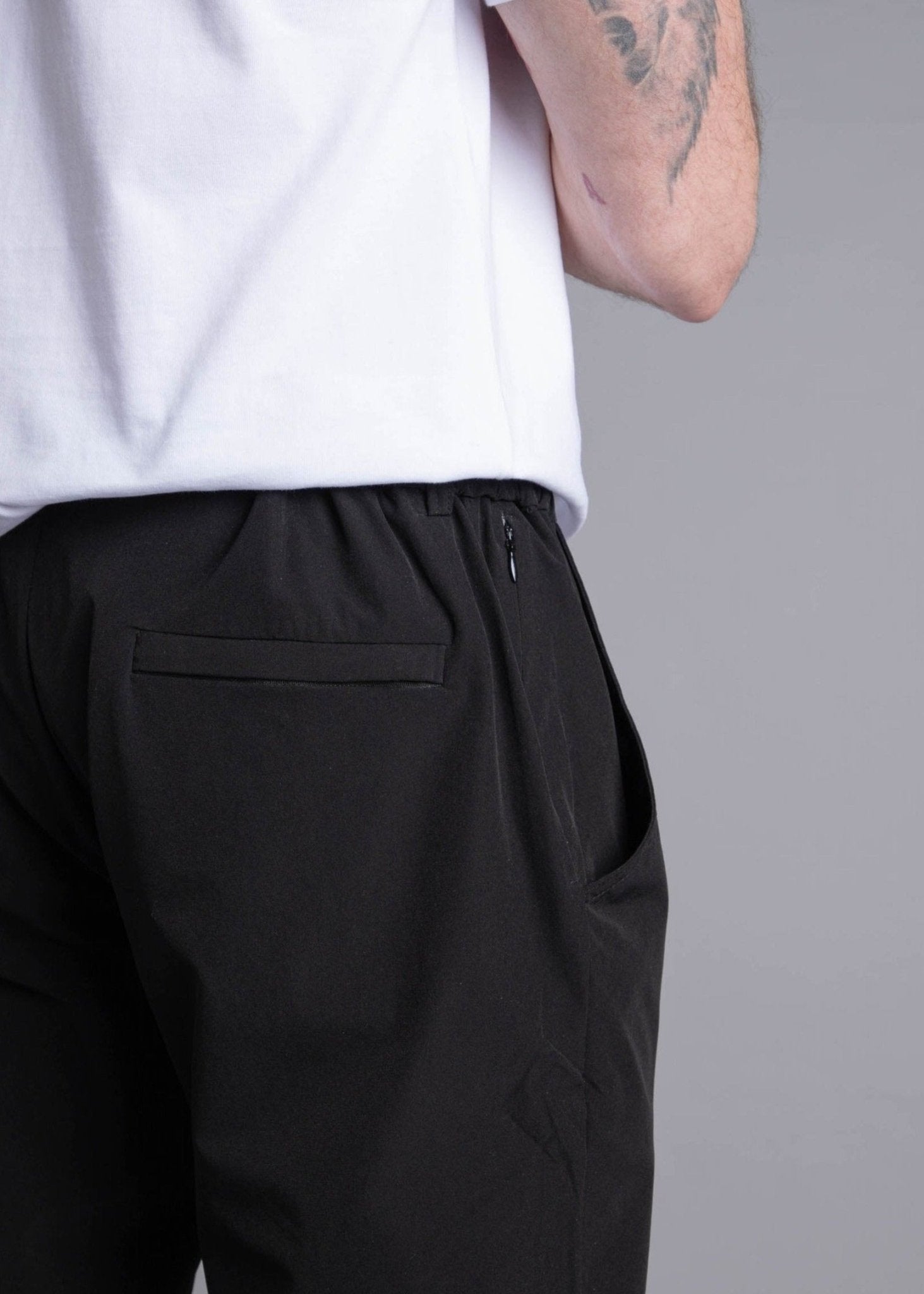 Smart Stretch Trouser In Black - Sulfit Clothing