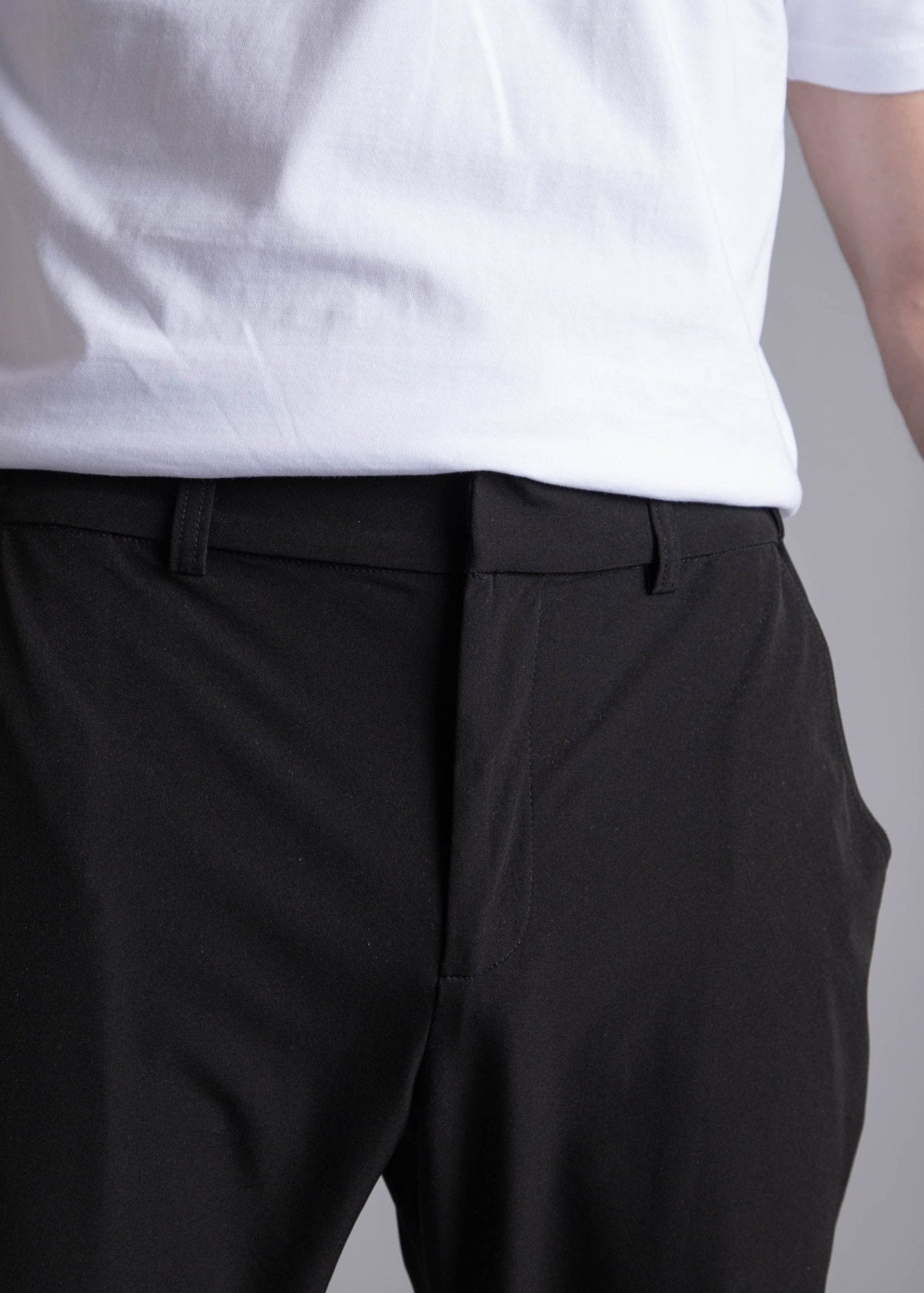 Smart Stretch Trouser In Black - Sulfit Clothing
