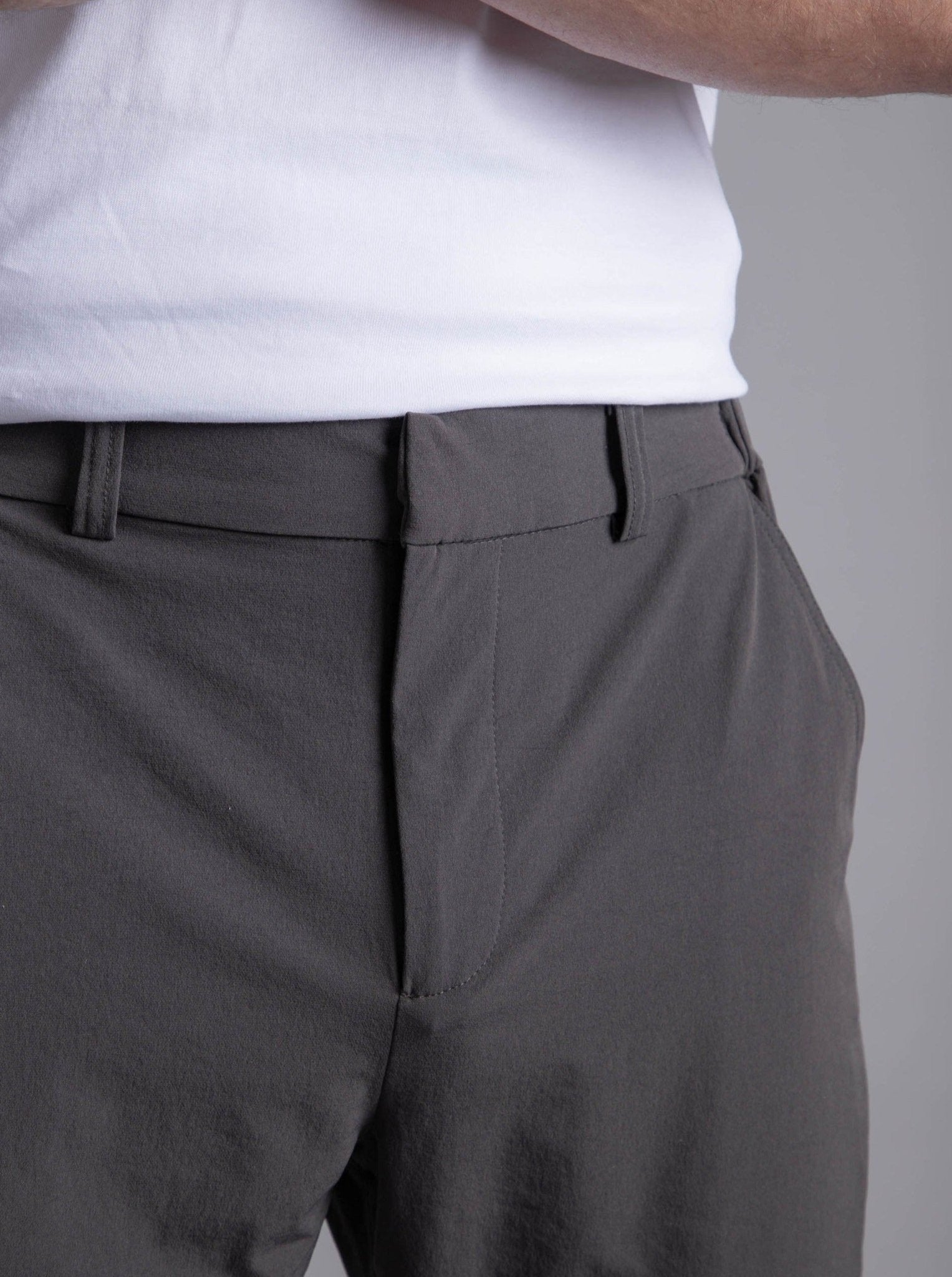 Smart Stretch Trouser In Charcoal - Sulfit Clothing