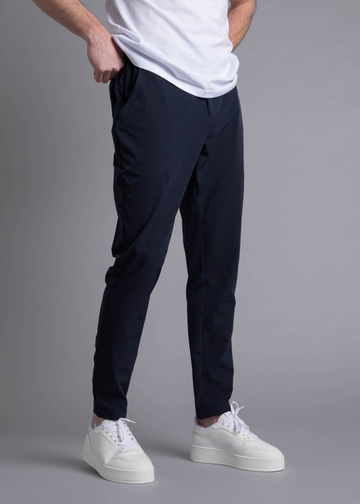 Smart Stretch Trouser In Navy Blue - Sulfit Clothing