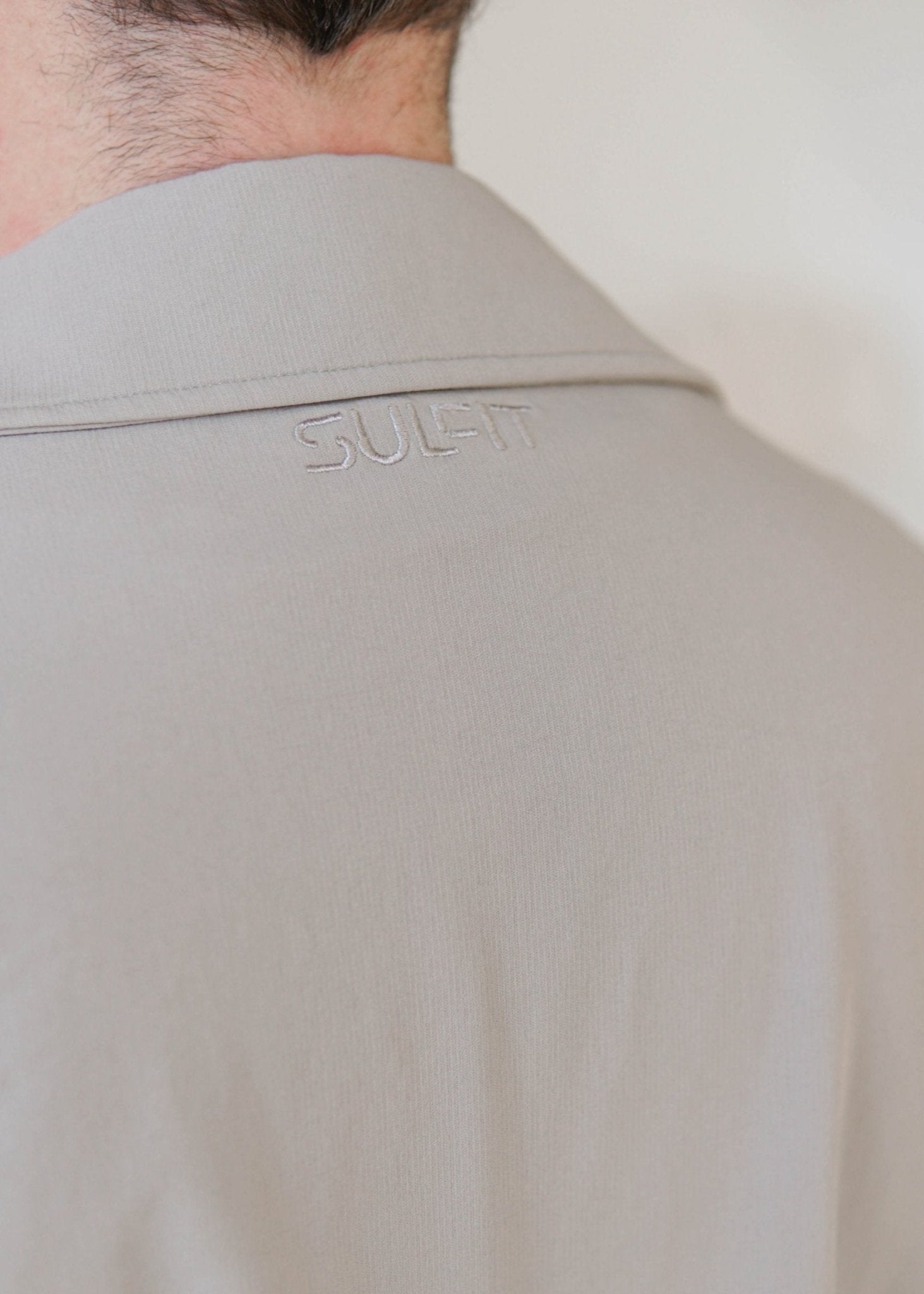 Tech Stretch Cargo Jacket In Stone - Sulfit Clothing