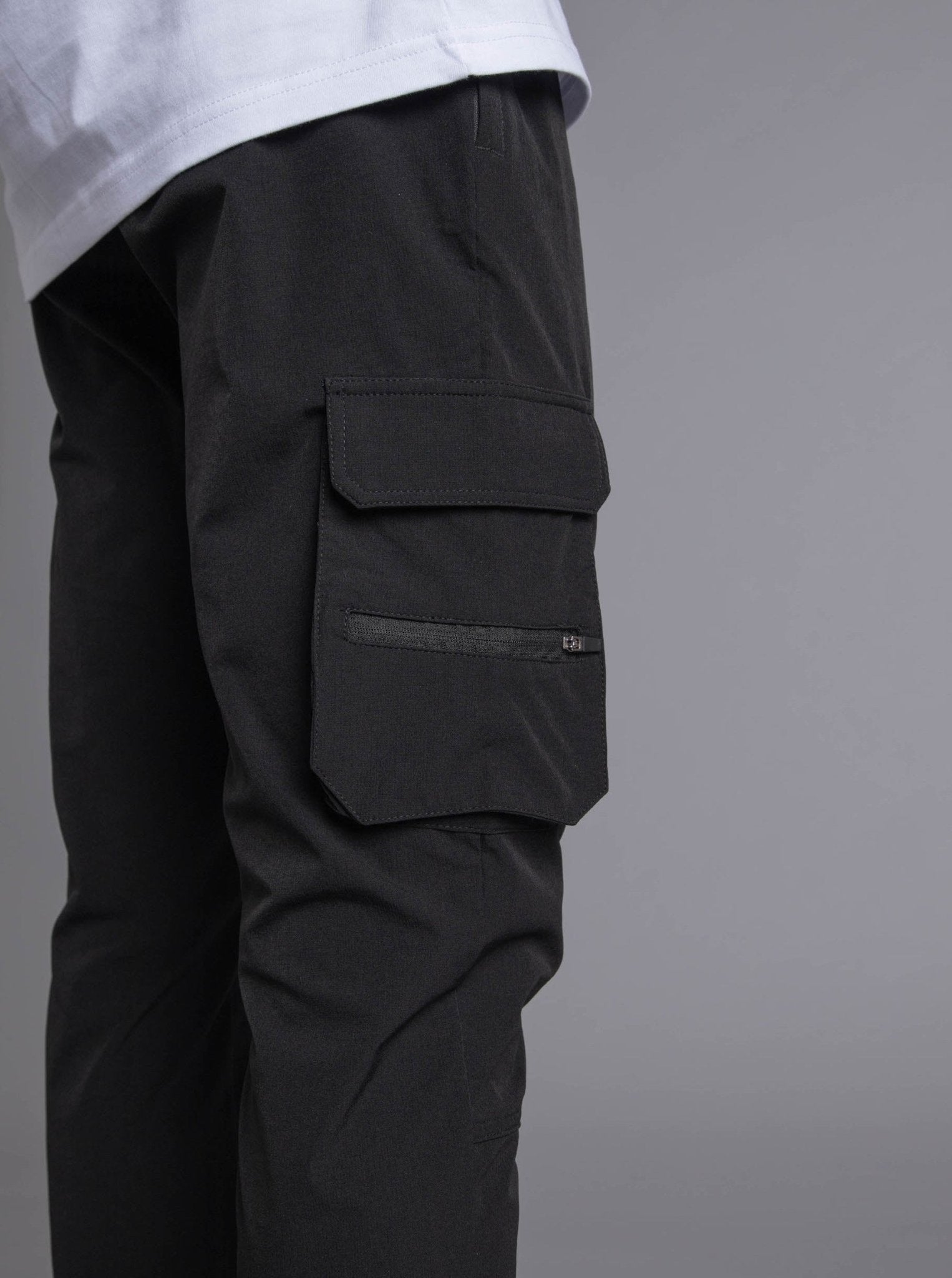Tech Stretch Cargo Pant In Black - Sulfit Clothing