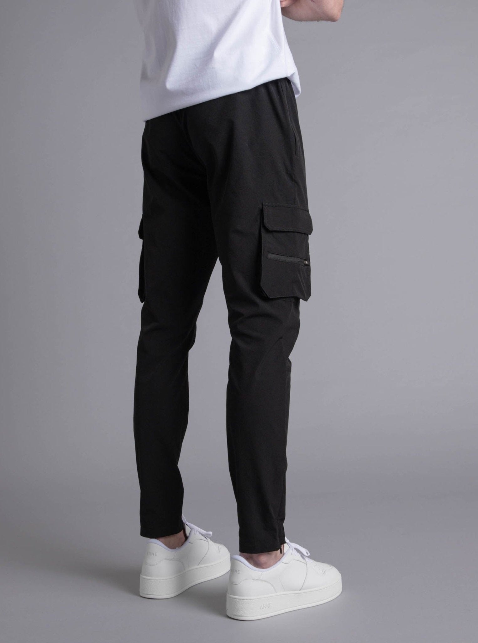 Tech Stretch Cargo Pant In Black - Sulfit Clothing