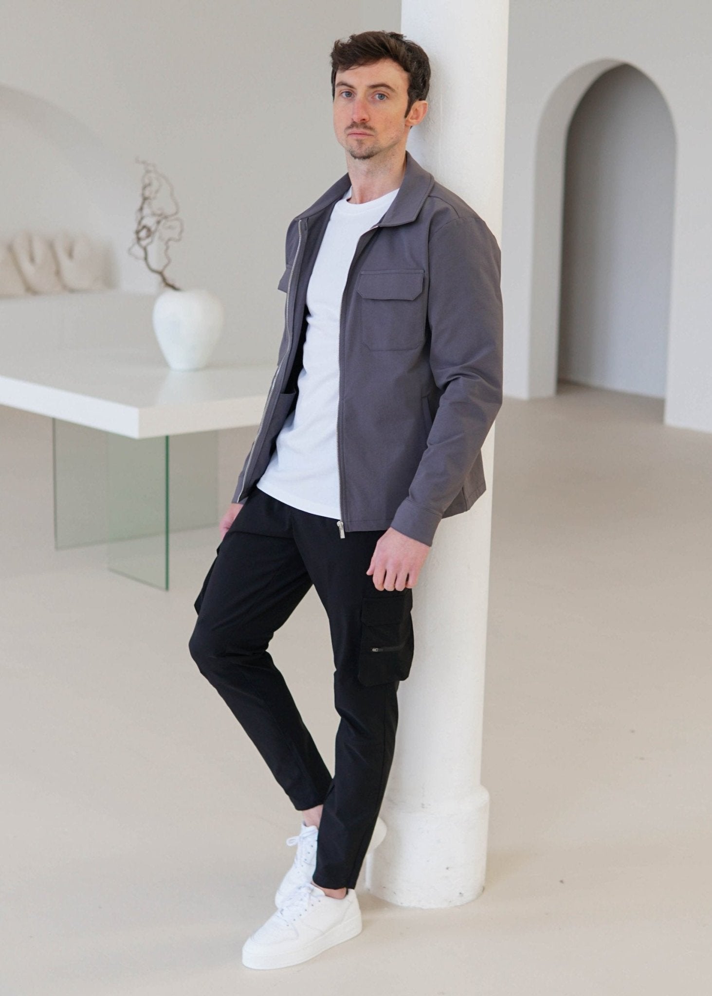 Tech Stretch Cargo Pant In Black - Sulfit Clothing