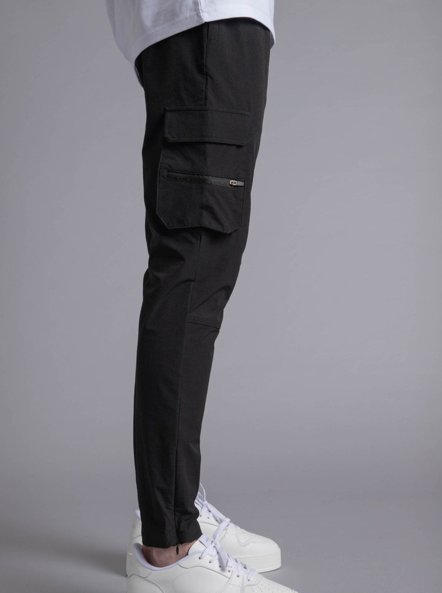 Tech Stretch Cargo Pant In Black - Sulfit Clothing