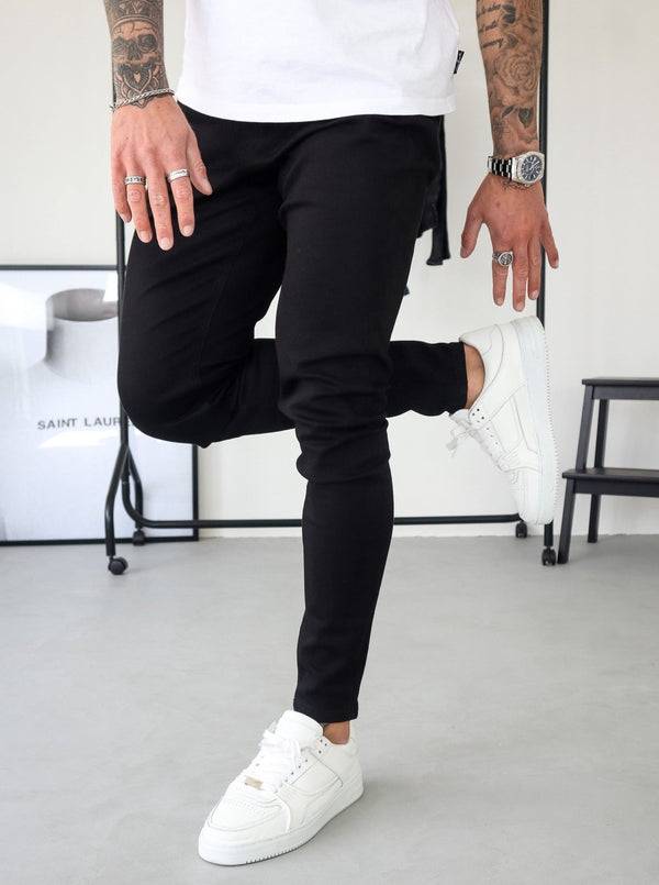 Slim Comfort Jeans In Jet Black